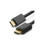 UGREEN DP Male to Male Cable 2m (Black)