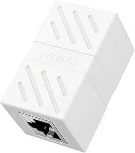 UGREEN RJ45 Female to Female Adapter , for Gigabit Ethernet 1000Mbps Network Cable Cat 7 Cat 6 Cat 5, 1 Pack