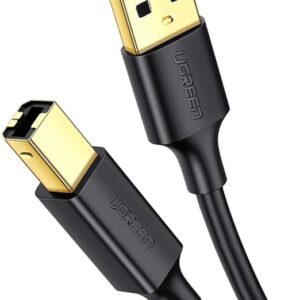 UGREEN USB 2.0 AM to BM Print Cable 2m (Black)