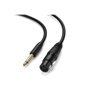 UGREEN 6.5mm to Cannon Female AV Cable 5m (Black)