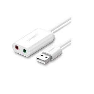 UGREEN USB 2.0 External Sound Adapter (White)