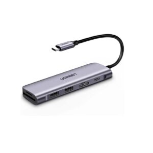 UGREEN USB C Hub 6 in 1 Dongle to HDMI 4K 2 USB 3.0 Ports SD TF Card Reader 100W PD