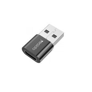 Yesido GS09 Mini Aluminum Alloy Usb Type-c U-Disk Card Reader Mouse Convert OTG Adapter