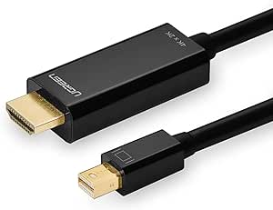 UGREEN Mini DP Male to HDMI Cable 4K 1.5m (Black)