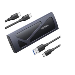UGREEN M.2 NVMe SSD Enclosure - 10Gbps NVMe to USB Adapter with USB 3.2-15512-Black