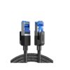 UGREEN Cat8 Pure Copper Ethernet Cable Round Braided OD5.5mm 1.5m (Black)