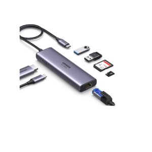 UGREEN 7-in-1 USB C Hub 4K HDMI Multiport Adapter with 1Gbps Ethernet