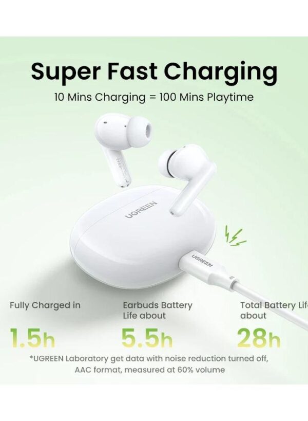 ⁦UGREEN HiTune P3 TWS Bluetooth 5.4 Earphones⁩ - الصورة ⁦3⁩