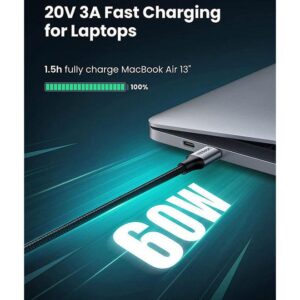 USB 2.0 C M/M Round Cable Nickel Plating Aluminum Shell 2m