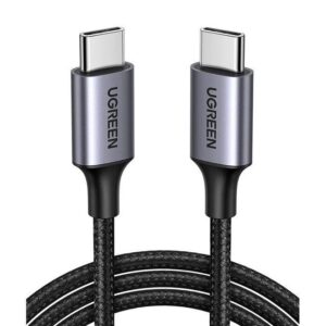 Usb 2.0 C M/M Round Cable Nickel Plating Aluminum Shell 1M