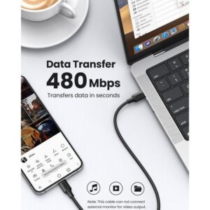 60W USB C to USB C Cable 1M PD 3.0 3A Fast Charging Cord Type C Cable Compatible With iPhone 16 15 Series