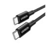 USB-C to USB-C Silicone Fast Charging Cable Black 1m 100W