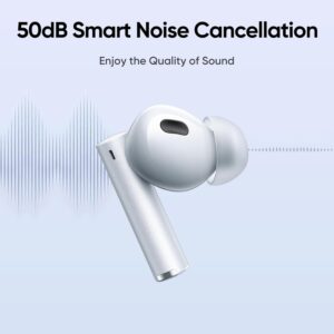 Ear buds Air 6 Pro True Wireless Earbuds, 50dB Noise Reduction, Adaptive Noise Cancelling to Ears and Environment