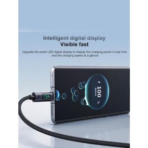 CA158 100W Type-C To Type-C Digital Display Charging Cable