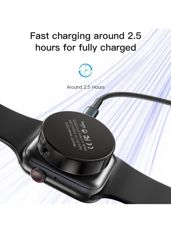 Yesido Smart Watch Charger DS18 Black - Image 2