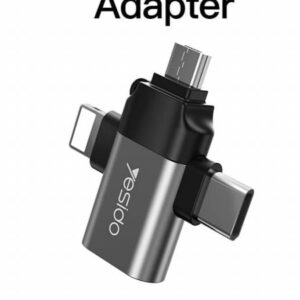 GS15 3 in 1 USB To Micro Lightning Type-C OTG Converter HighEnd