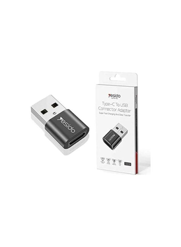 Yesido GS09 Mini Aluminum Alloy Usb Type-c U-Disk Card Reader Mouse Convert OTG Adapter - Image 2
