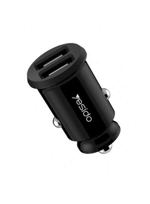 ⁦Dual Car Charger 2.4A with Type-C Cable Y29 TC⁩ - الصورة ⁦2⁩