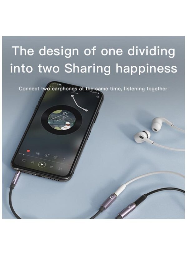 ⁦YAU27 3.5mm Male to Dual 3.5mm Female Audio Cable⁩ - الصورة ⁦3⁩