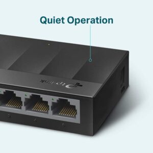 5-Port Gigabit Desktop Switch, 5 Gigabit RJ45 Ports, Desktop Plastic Case
