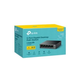 5-Port Gigabit Desktop Switch with 4-Port PoE+