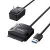 UGREEN USB to SATA Hard Drive Converter Cable EU -20611 -Black