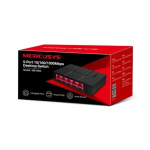 5-Port 10/100/1,000 Mbps Desktop Switch