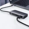 USB-C to 2*USB3.0+HDMI+RJ45+SD&TF +PD port Converter (7-in-1) - Image 3