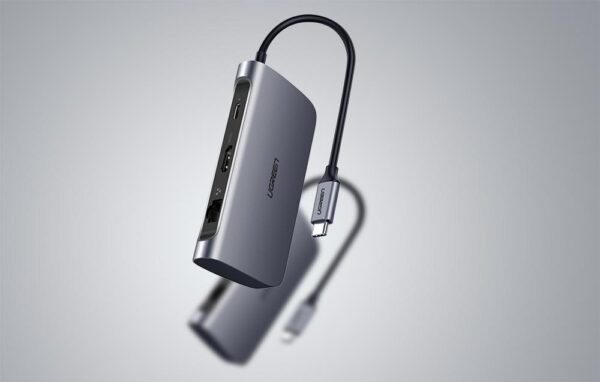 USB-C to 2*USB3.0+HDMI+RJ45+SD&TF +PD port Converter (7-in-1) - Image 5