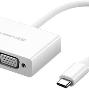 USB Type C to HDMI + VGA Converter (White)