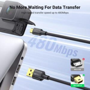 USB 2.0 A Male to Mini 5 Pin Male Cable 1m (Black)