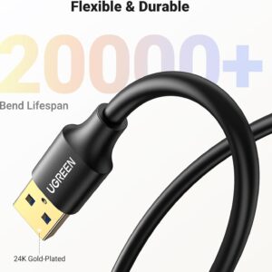USB 3.0 Extension Male Cable 2m (Black)