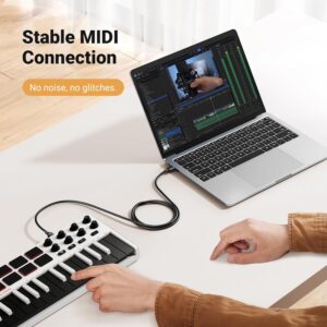 USB 2.0 AM to BM Print Cable 1.5m (Black)