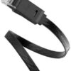 UGREENX Cat 6 U/UTP Pure Copper Ethernet Flat Cable 2m (Black) - Image 3