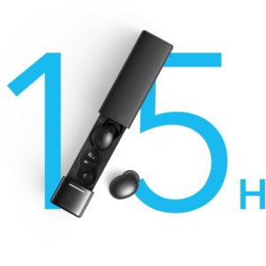 A30i Wireless Headphones, Smart Noise Cancelling, Ultra Noise Cancelling, Elegant Lipstick Design, Lightweight and Comfortable, Clear Sound, 24h Playtime, IP54, Bluetooth 5.4