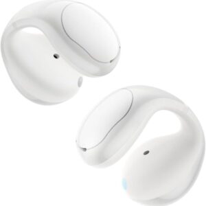 C30i Open-Ear Earbuds, Clip-On Headphones, Lightweight Comfort, Stable Fit, Firm-Shell Design, Attachable Ear Grips, Big Drivers for Clear Audio, 30H Play, IPX4 Water-Resistant
