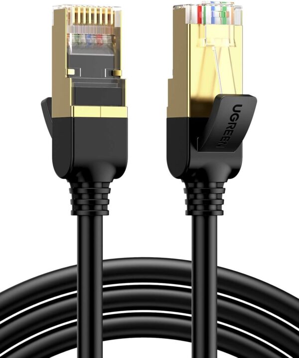 Cat 7 F/FTP Lan Cable 2m (Black)