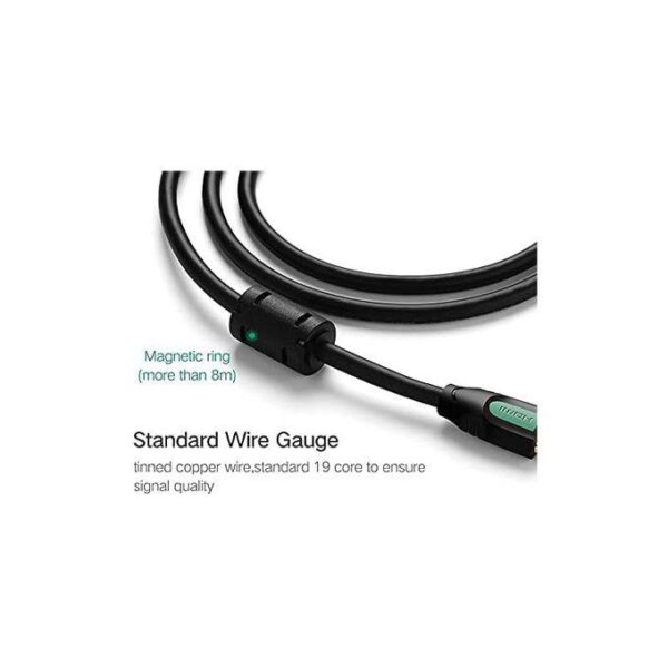 ⁦UGREEN HD101 HDMI 2m Cable -Black/Yellow⁩ - الصورة ⁦3⁩
