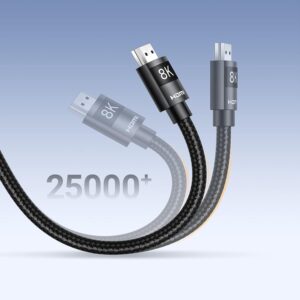 8K HDMI Cable Male to Male Braided 2m