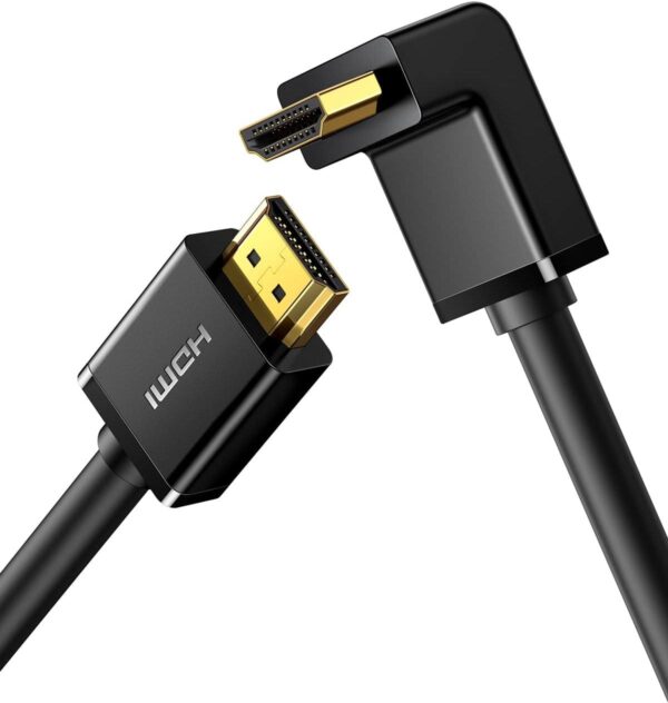 HDMI 4K Cable Male to Male 90 Degree Black 3m -10174