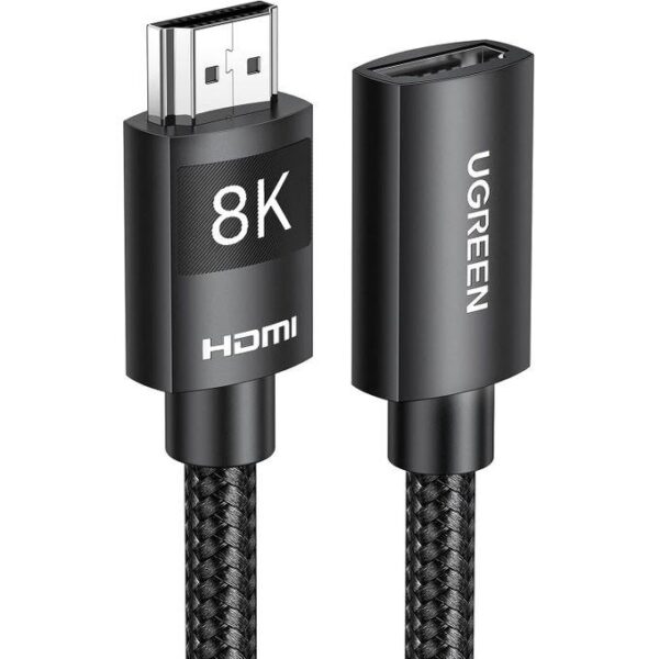 ⁦UGREEN HDMI Extension Cable 0.5m-Black-40400⁩ - الصورة ⁦2⁩