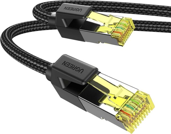 UGREEN CAT7 Shielded Round Cable with Braided Modular Plugs 3m