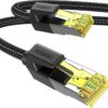 CAT7 Shielded Round Cable with Braided Modular Plugs 5m