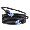 Cat8 Pure Copper Ethernet Cable Braided 10m (Black)