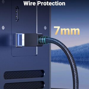 Cat8 Pure Copper Ethernet Cable Braided 20m (Black)