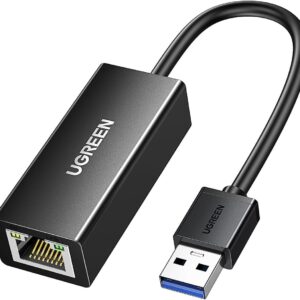 USB 3.0 Gigabit Ethernet Adapter 10/100/1000 (Black)