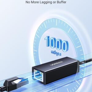 USB 3.0 Gigabit Ethernet Adapter 10/100/1000 (Black)