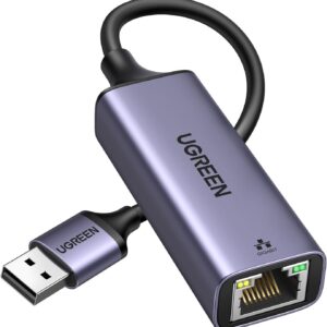 USB 3.0 to RJ45 Ethernet Adapter Aluminum Case 10/100/1000