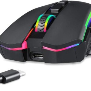 M602-KS Griffin RGB Wireless Gaming Mouse - 8,000 DPI (Black)