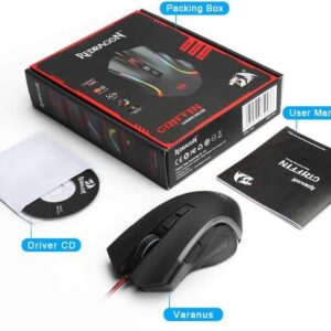 M607 8 Buttons Gaming Mouse (R G B, 7200DPI)